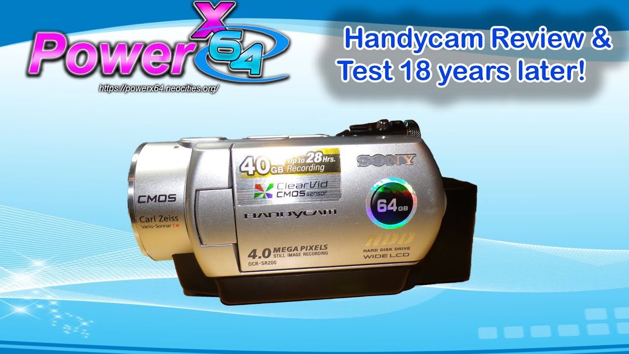 Sony Handycam DCR-SR200: Brief Review and Test.