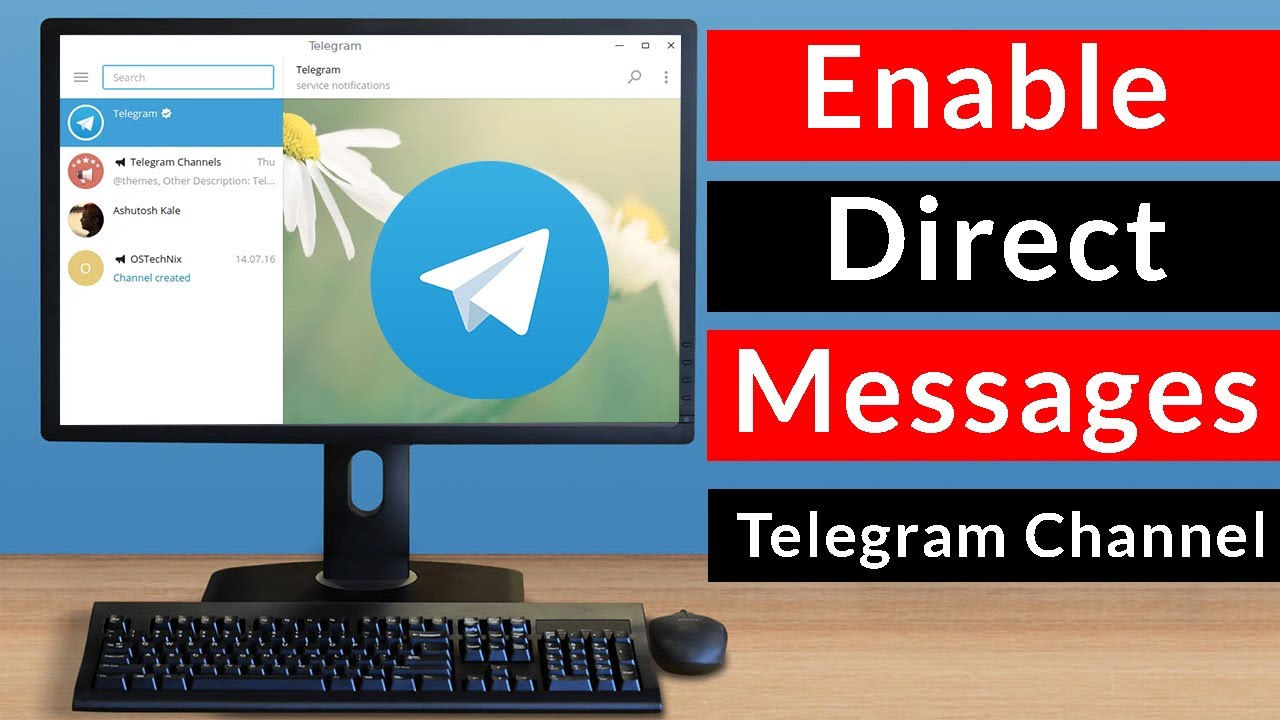 How to Enable Direct Messages in Telegram Channel?