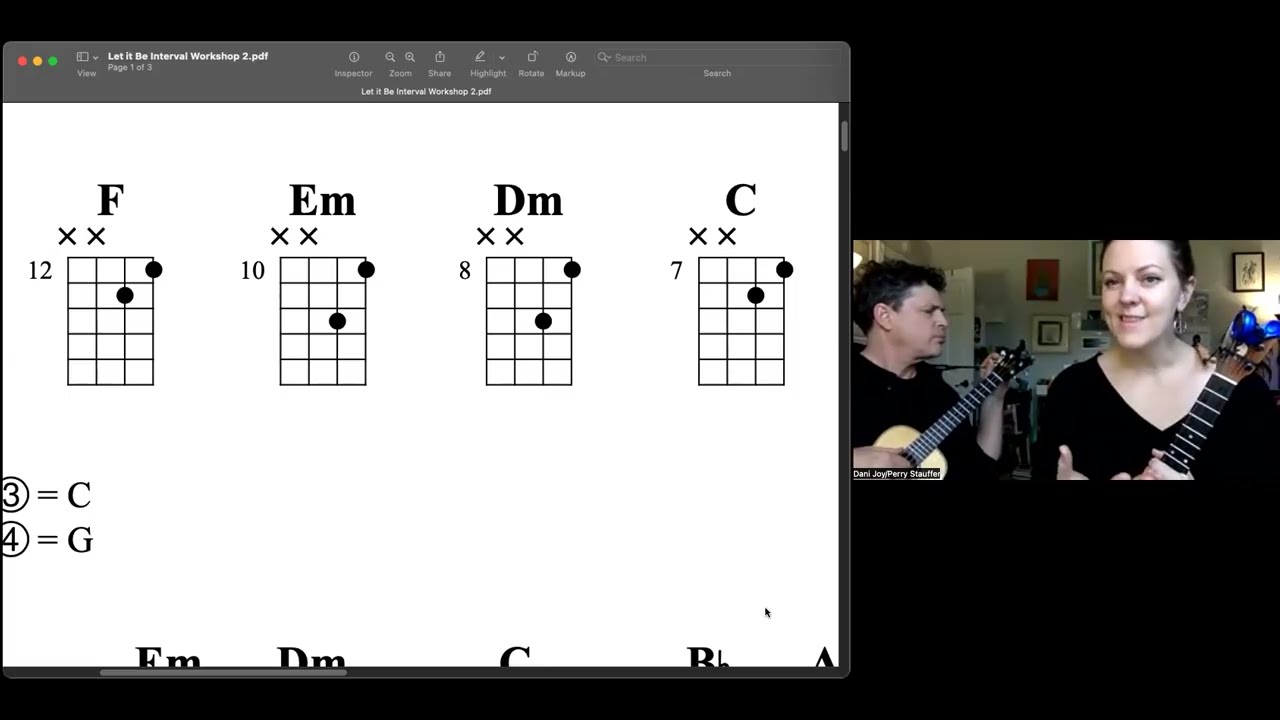 Ukulele: Dani Joy and Perry Stauffer: Let it Be: Iconic Riff on Two Strings - Virtual Lark 2026