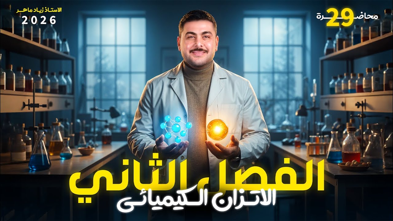 قاعدة لوشاتليه | الجزء السابع| الاتزان الكيميائي | الاستاذ زياد ماهر