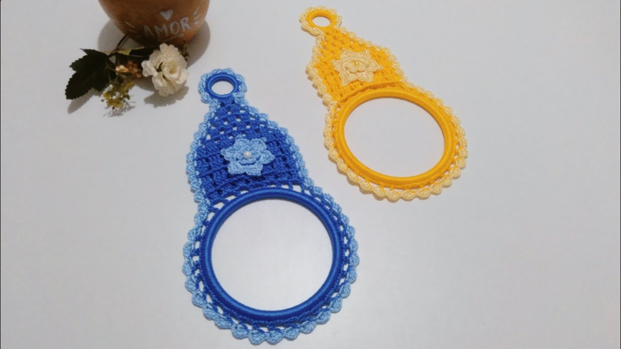 Porta Pano de Prato/Porta Fósforo #crochet #croche #cidaartscrochê
