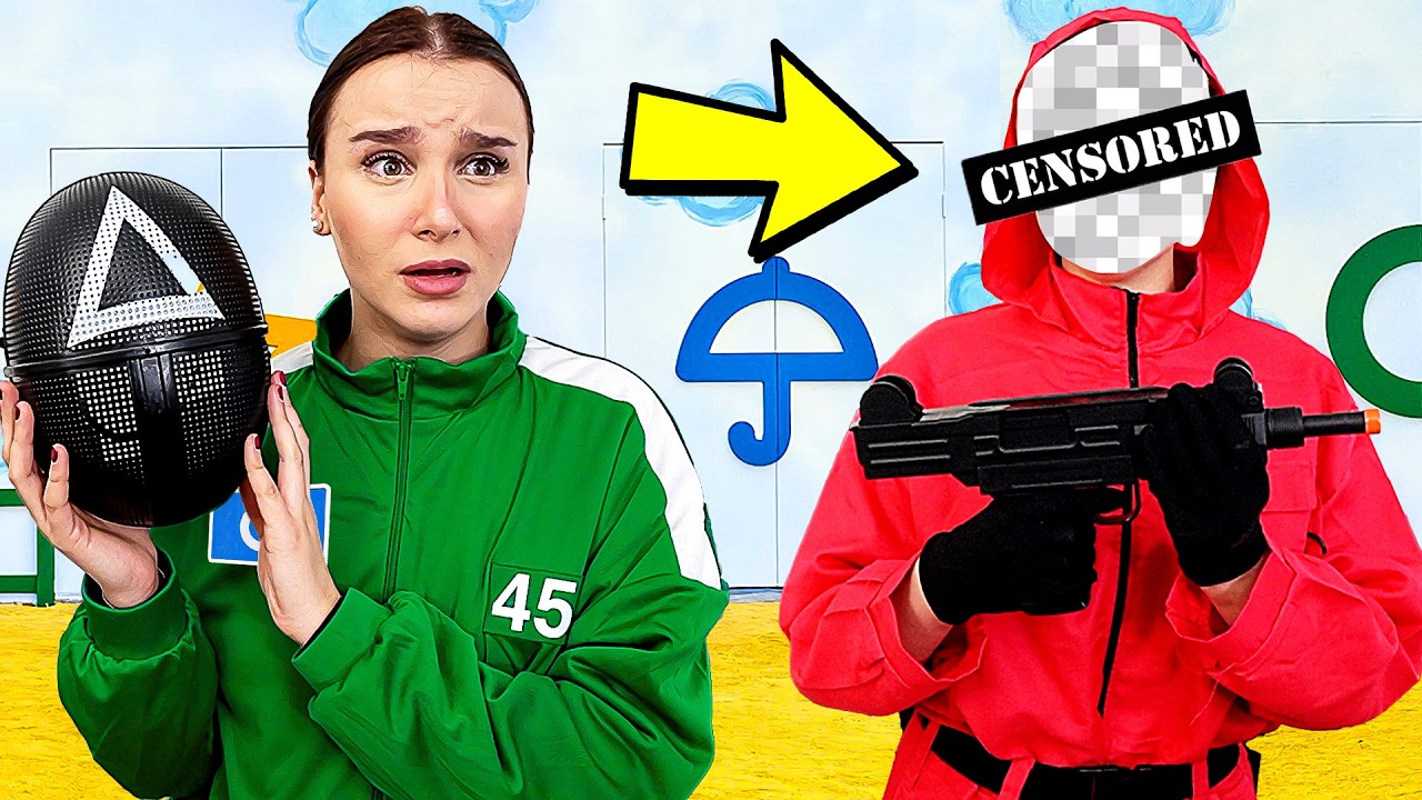 SQUID GAME Wächter zeigt sein Gesicht ! 😰🚨 (schockiert) - Celina