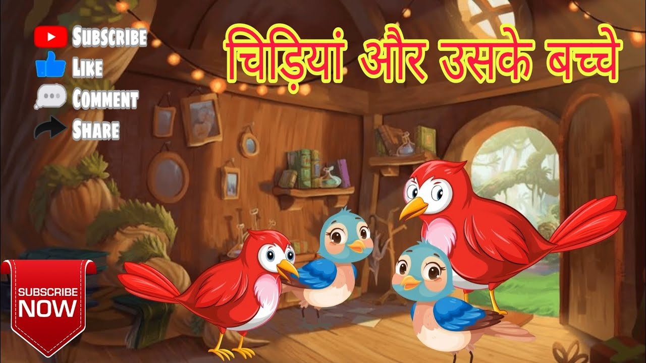 चिड़ियां और उसके बच्चे | Cartoon kahaniya | बच्चों की कहानियां | Moral Story | Cartoon Video | Story