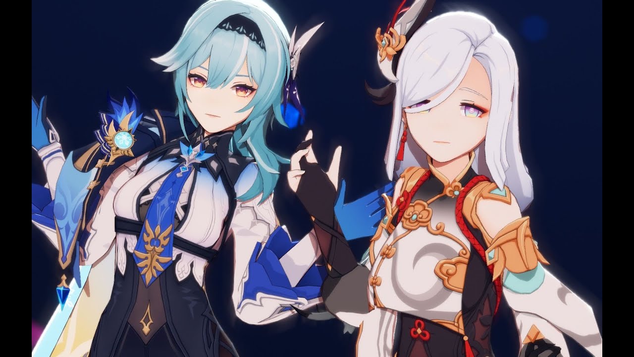 【Genshin Impact MMD／4K／60FPS】Eula & Shenhe【Worth It】