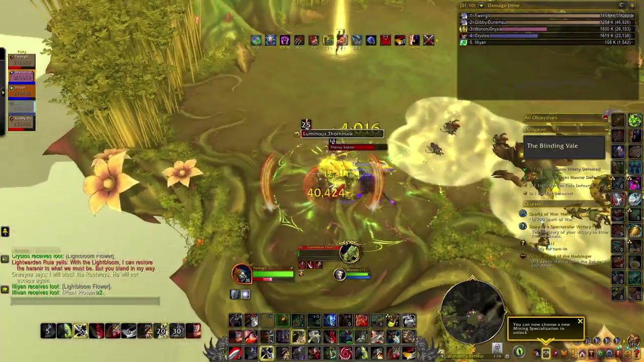 WoW Midnight 12.0.1 colossus arms warrior pve The Blinding Vale Heroic