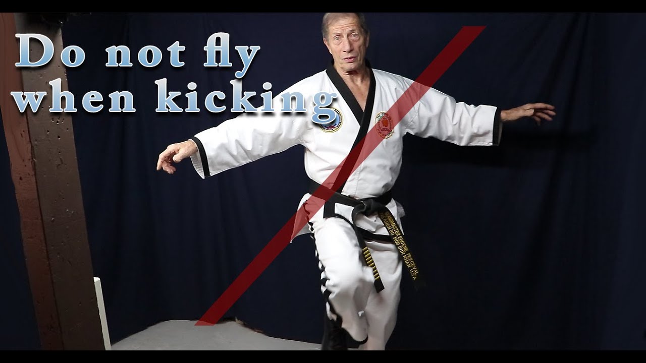 Martial Arts Lesson in One Minute: Do NOT LEARN TO FLY When You're Kicking