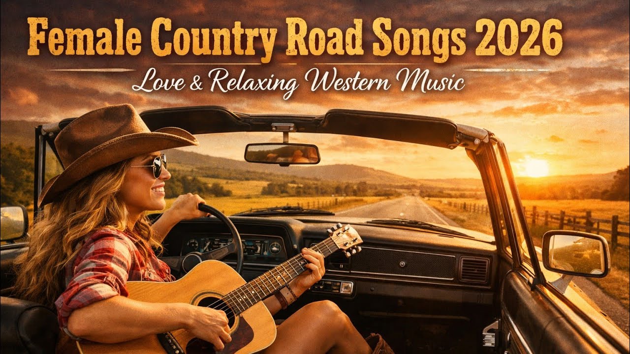 Female Country Road Songs 2026 | Love & Relaxing Western Music