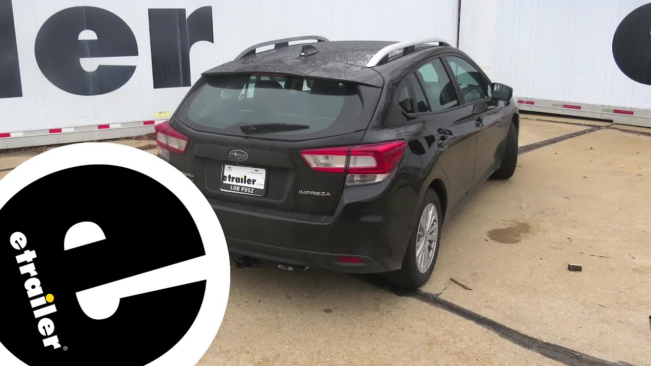 etrailer | How to Install: Curt Trailer Hitch Receiver on your 2018 Subaru Impreza