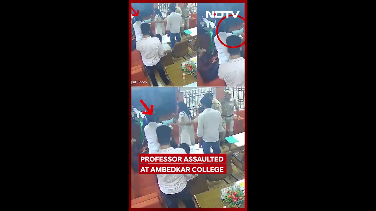 Delhi News Today | DUSU Joint Secretary Slaps Professor At Ambedkar College