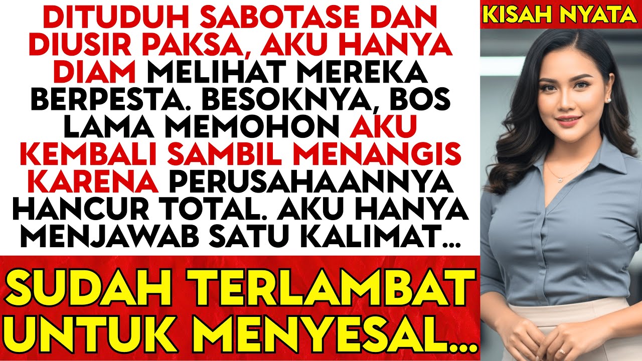 Dipecat Demi Menantu, Jadi Aku Bawa KONTRAK Rp580 MILIAR Ke Pesaing. Besoknya Bos Nangis Sujud Ke...