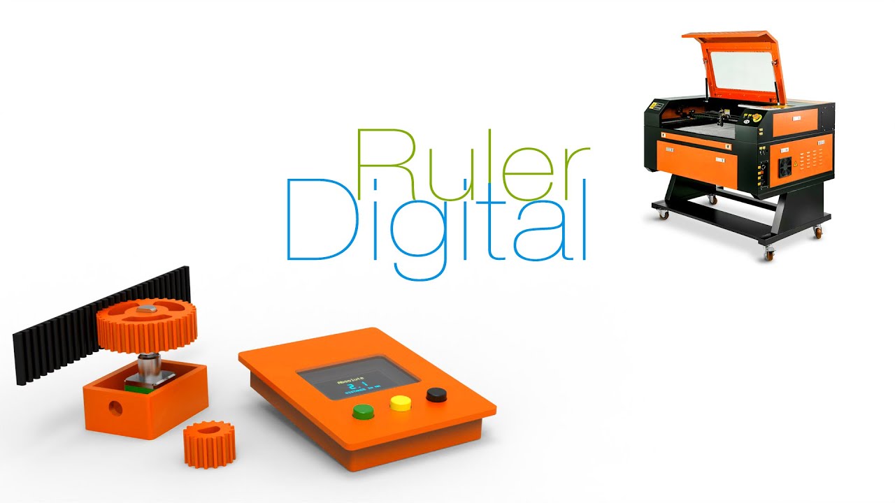 Digital Ruler for CO2 Laser and other Machines