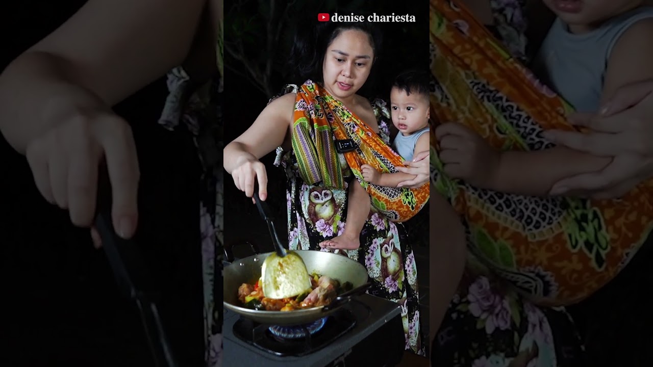 JADEN MASAK AYAM KECAP BUAT SAHUR !!