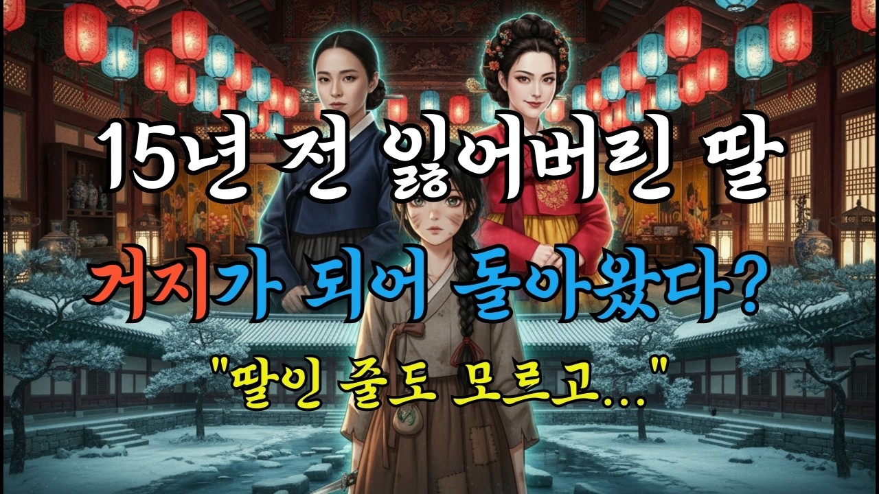 15년 전 잃어버린 딸이 거지가 되어 돌아왔다? | 야담한냥 | 오디오북 | 큰글짜