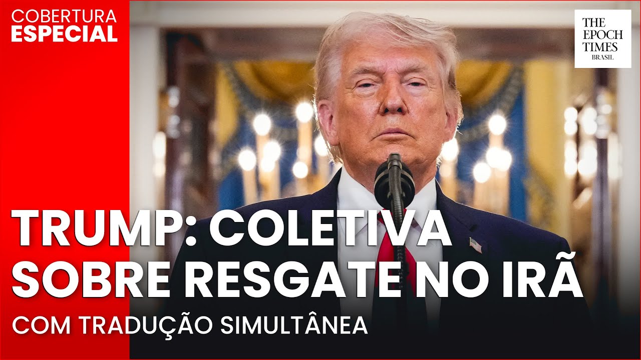 🔴 AGORA: Trump em coletiva sobre resgate de militares no Ir&atilde; | Tradu&ccedil;&atilde;o simult&acirc;nea