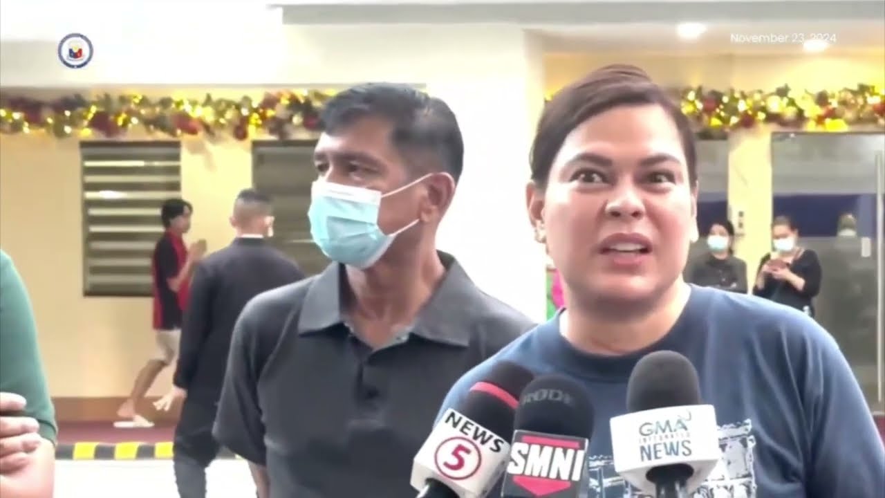 VP Duterte at St. Luke's Medical Center for checkup of chief of staff
