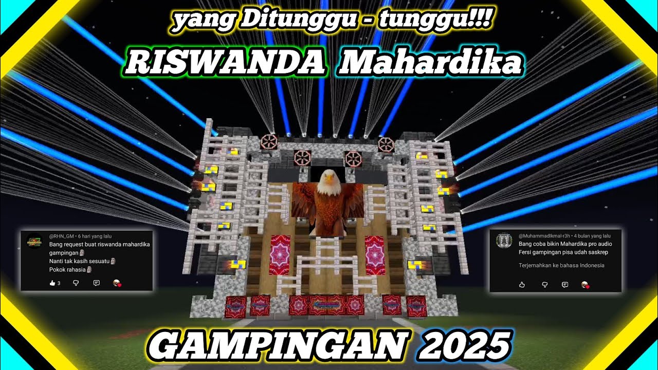Berhasil!!! Mencoba Membuat Mahardika Riswanda Audio Karnaval Gampingan pagak 2025 Di Minecraft MCPE