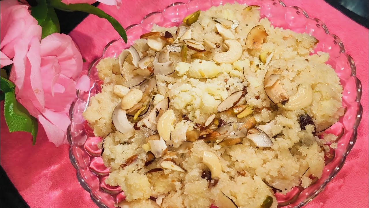 5 min m banaye rawe ka halwa/sheera by Heena's zaika 😋