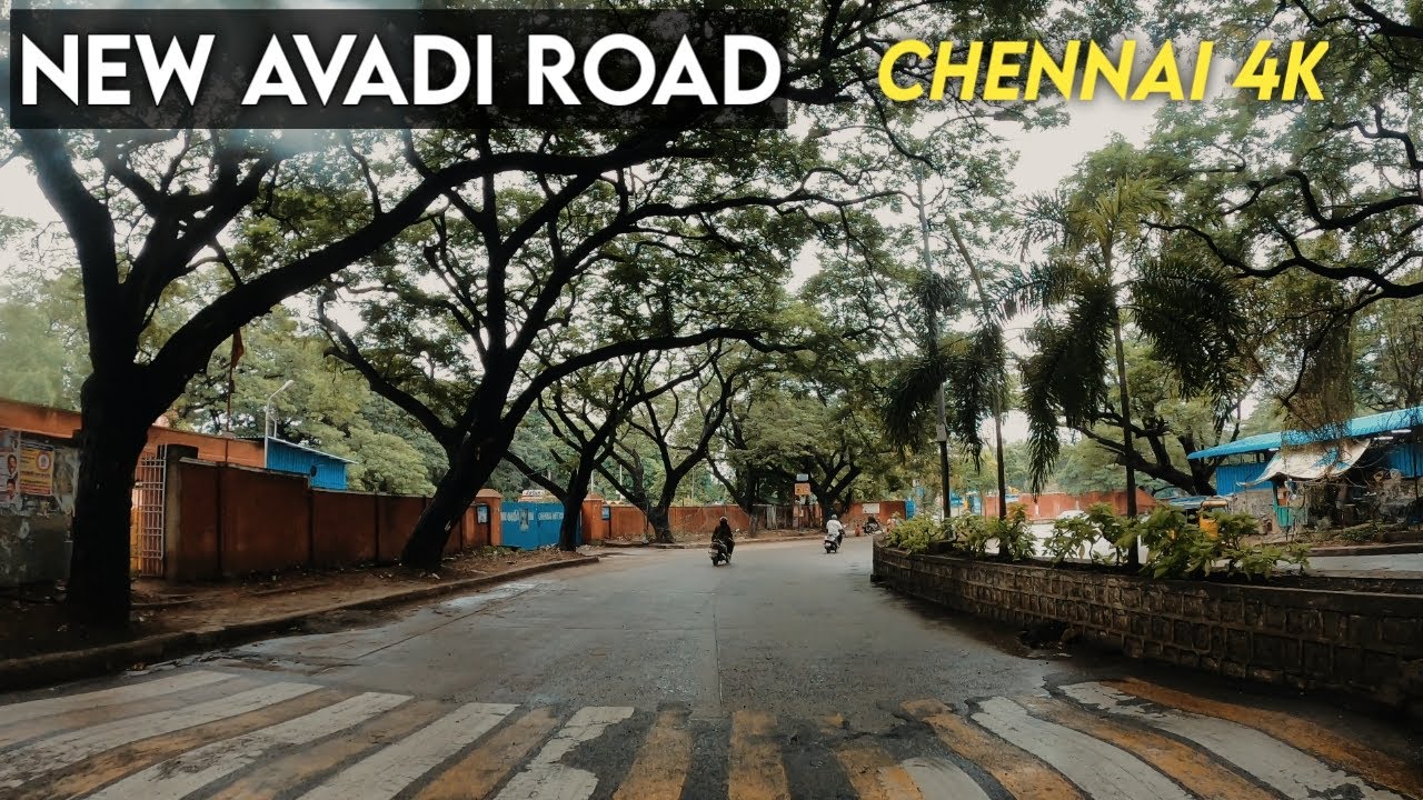 Chennai 4K | Chennai on a Rainy Day | New Avadi Road | Villivakkam to Kilpauk