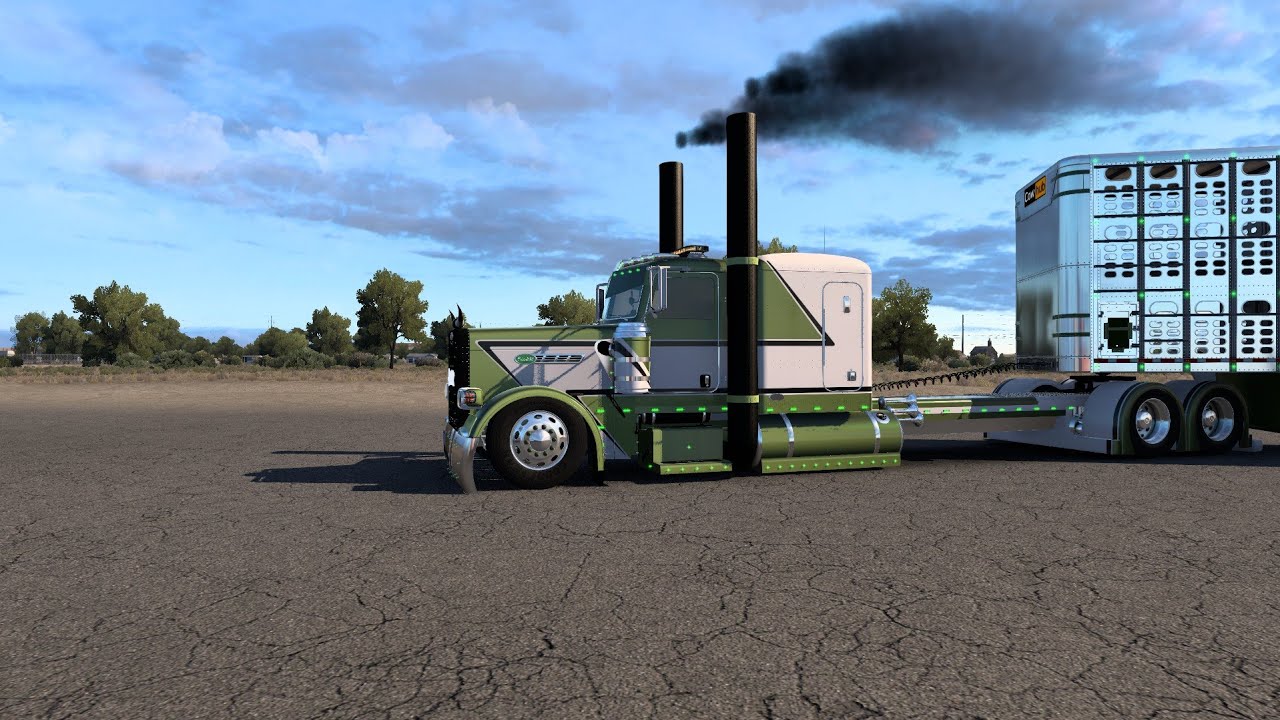 Building our new Haterbilt 389 Cattle Hauler American Truck Simulator