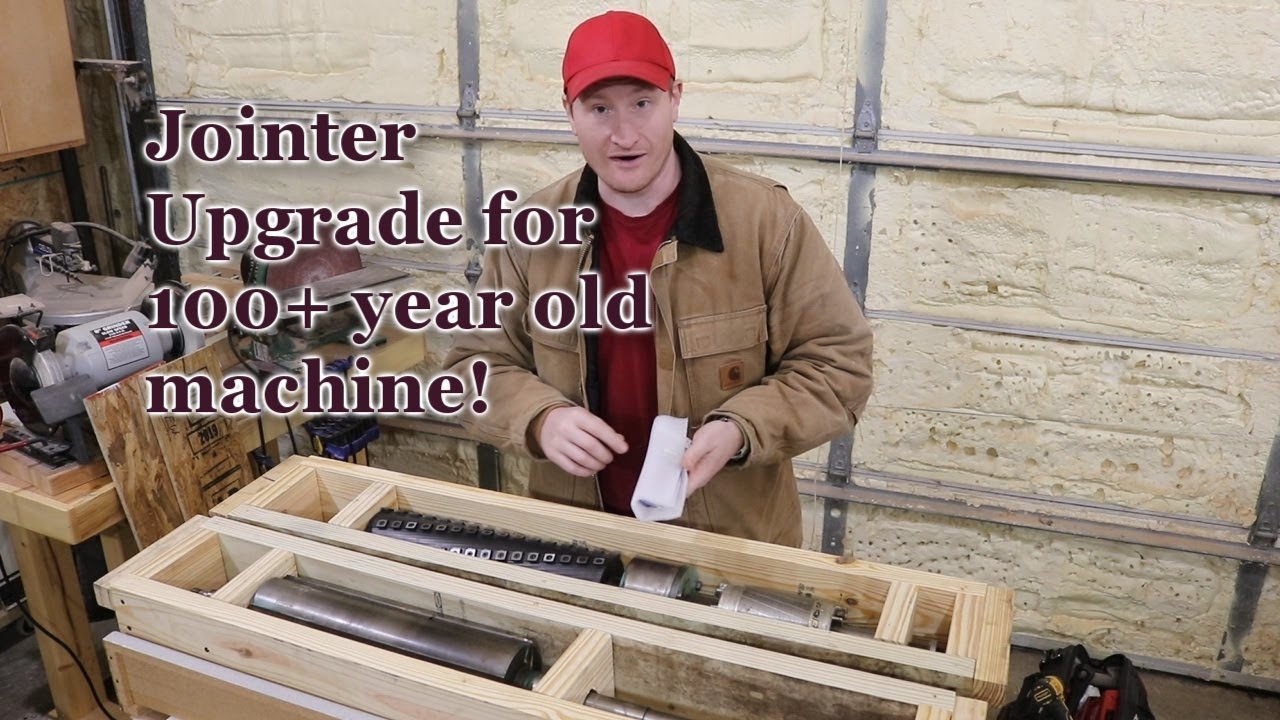 WOODWORKING: Upgrading 100 year old jointer with Shelix Cutter head