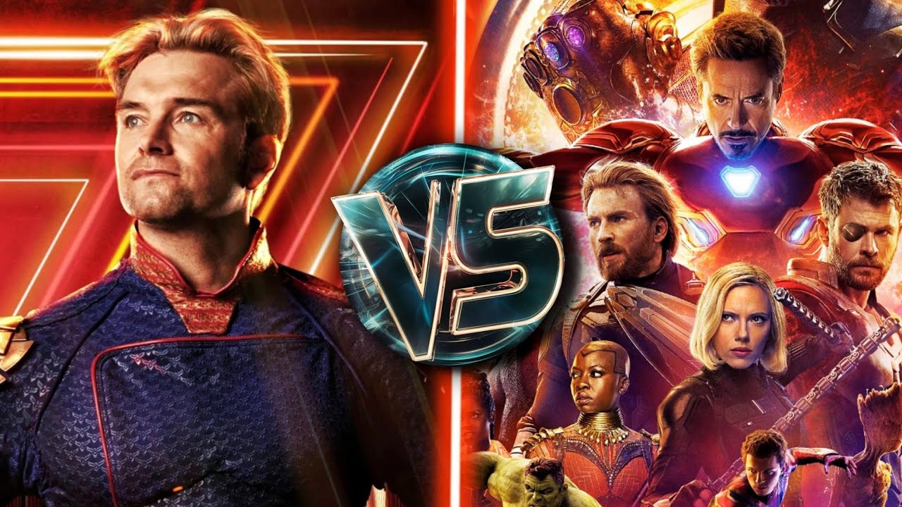Homelander Vs Avengers and Justice League