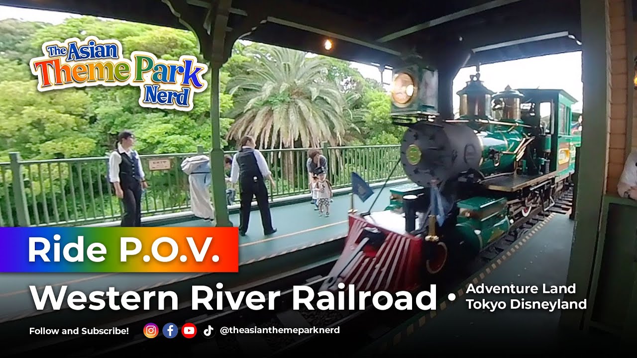 WESTERN RIVER RAILROAD | ON-RIDE POV | TOKYO DISNEYLAND