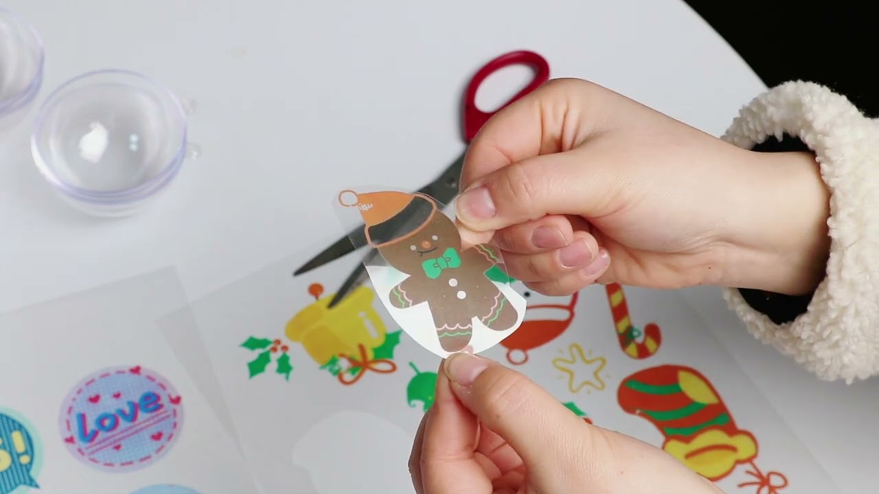 How to make Christmas decorations with uinkit Transparency Film