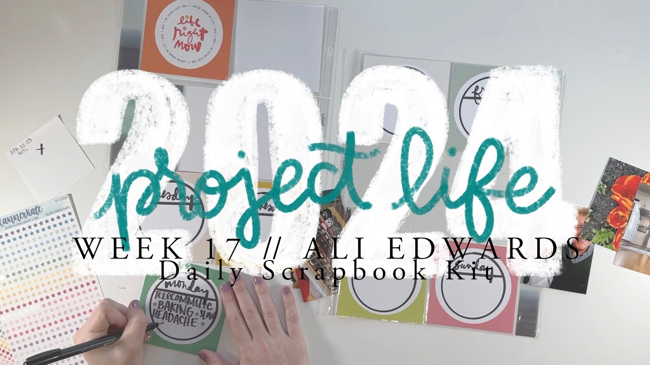 2024 Project Life // Week 17: Daily Quarterly Scrapbook Kit from Ali Edwards