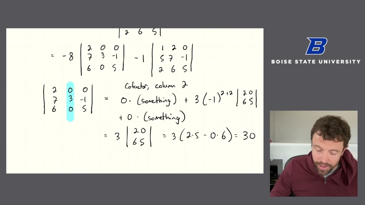 Cofactor Expansion
