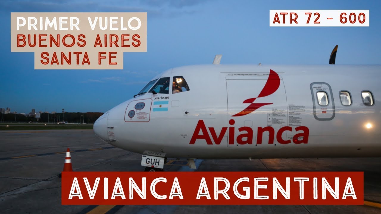 Primer vuelo a Santa Fe de Avianca Argentina - crónica