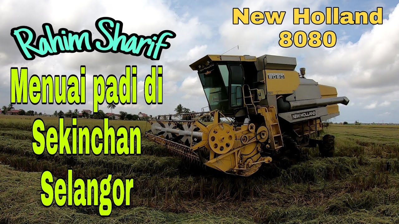 Rice harvest New Holland 8080 Selangor Malaysia