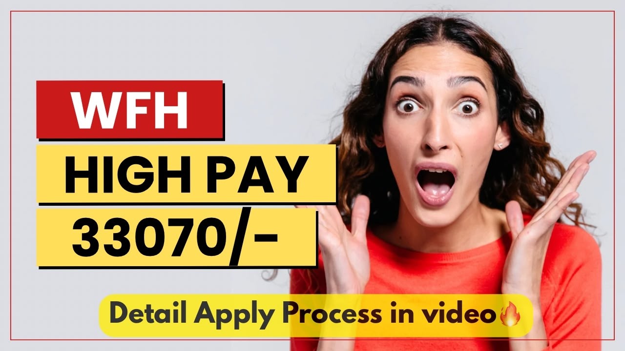 Work From Home Job 2026 | 💻 Data Entry Executive Recruitment | 💰 ₹33,000/Month | 🚀 Fresher Eligible