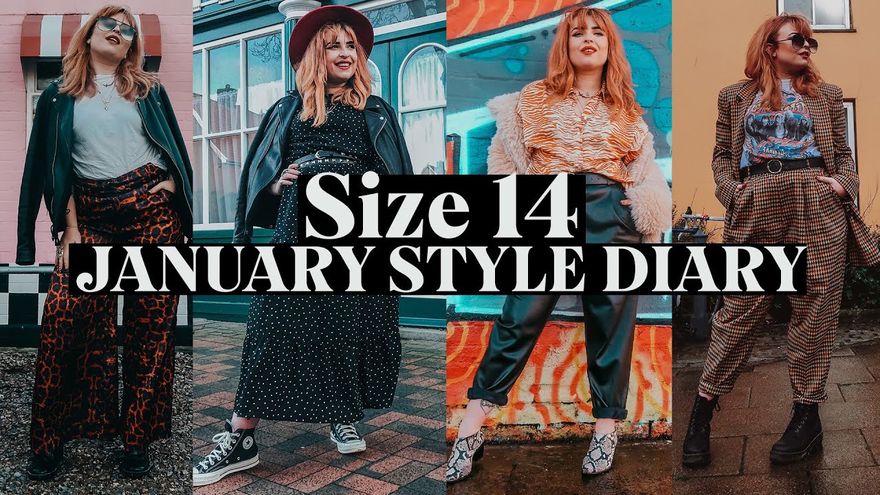 A week of Favourite Size 14 Outfits | January Style Diaries