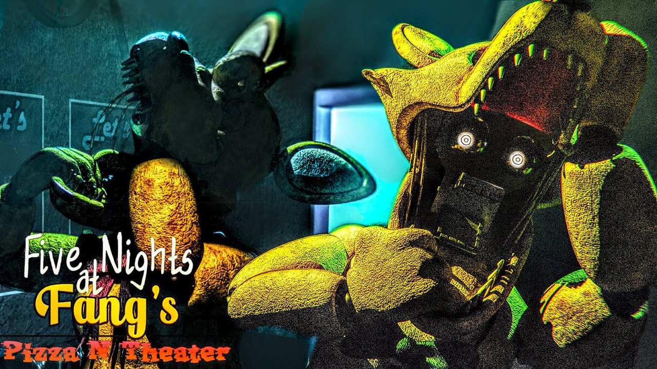 Five Nights at Fang's: Pizza 'N' Theater - Night 1-6 & Golden Days (No Commentary)