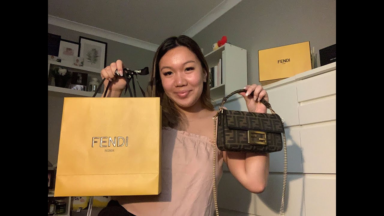 My new Fendi Mini Baguette bag!