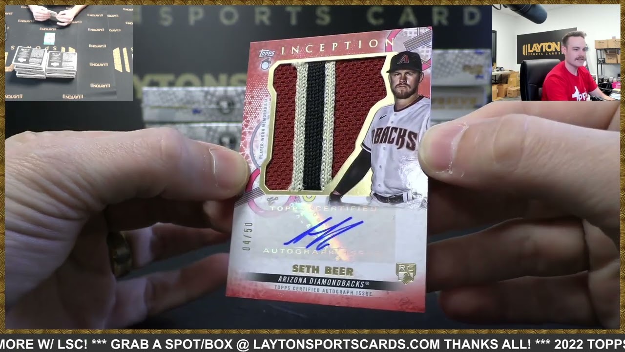 2022 Topps Inception Baseball Hobby 16 Box Case Break #1