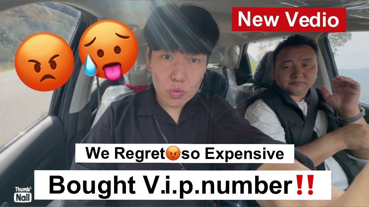 Finally got my new car number||bought VIP number‼️very expensive||tibetan vlogger||new video||bir||