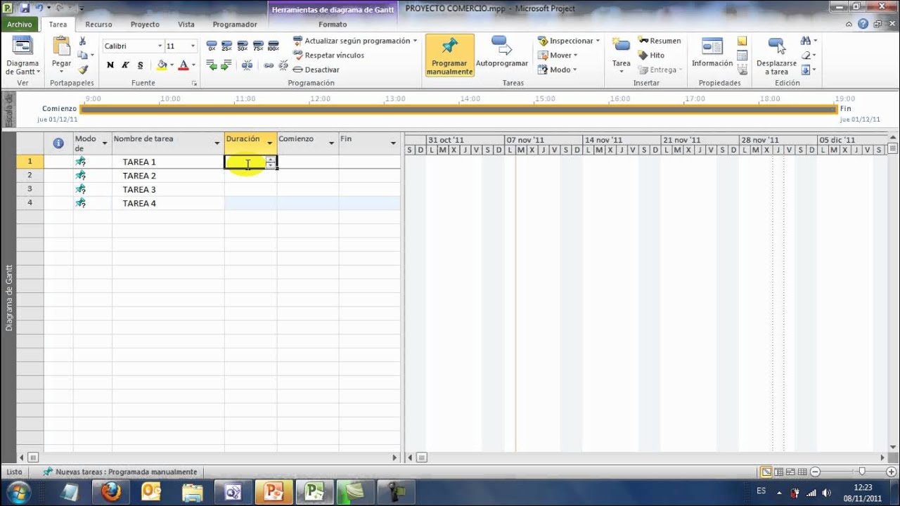MS Project 2010-2013-2016: INTRODUCCIÓN DE TAREAS (6).