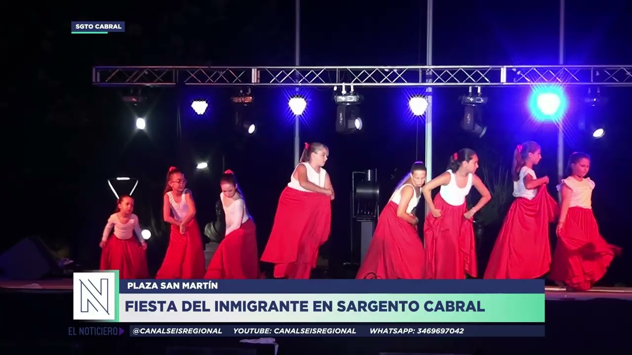 FIESTA DEL INMIGRANTE SARGENTO CABRAL PARTE 1