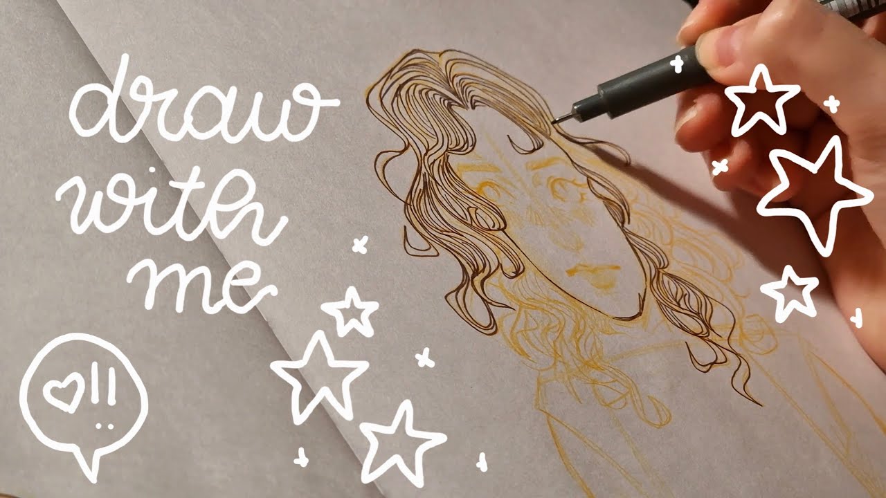 draw with me while i yap about my ocs