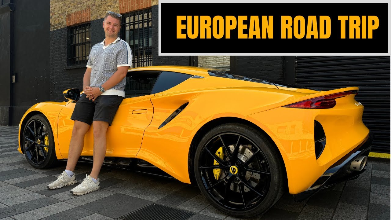 Is the Lotus Emira the perfect European road trip car? BRABUS, AMIAN, SPA VLOG