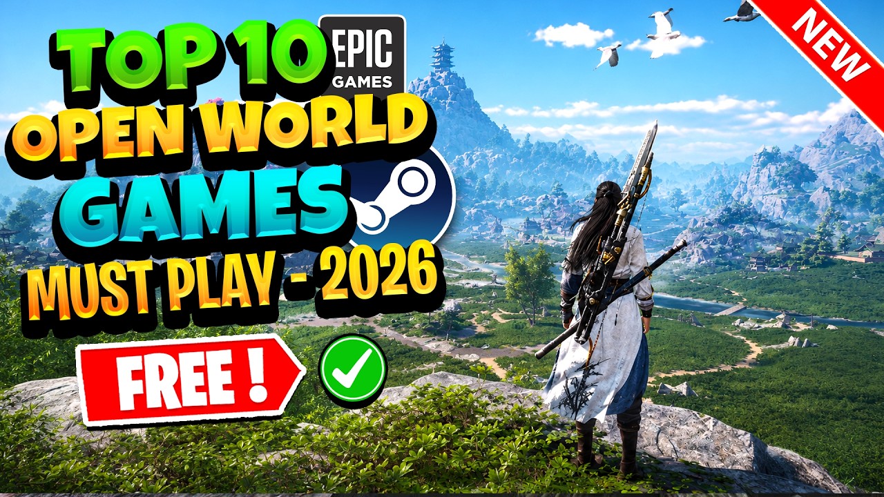 10 лучших бесплатных игр с открытым миром для ПК в 2026 году (Steam/Epic Games)
