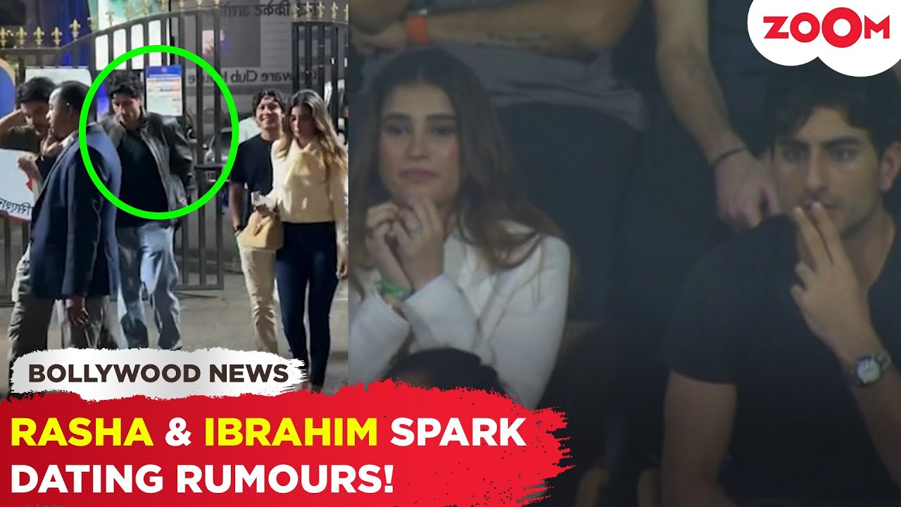 Ibrahim Ali Khan SPARKS dating rumours with Rasha Thadani after calling Palak Tiwari 'good friend'
