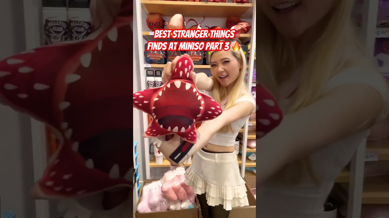 Best Stranger Things finds at MINISO 🔥 