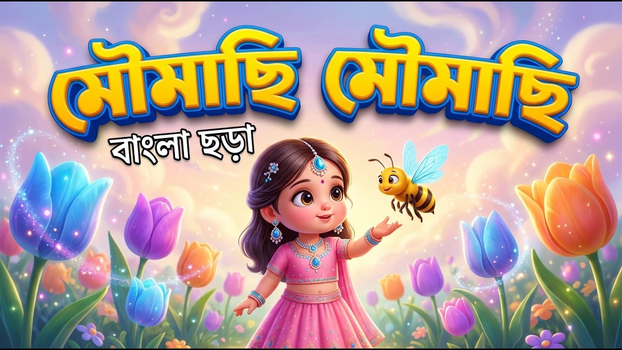 মৌমাছি মৌমাছি | Moumachi Moumachi | Bengali Rhymes | বাংলা ছড়া |  #KidsFun #BanglaRhymes