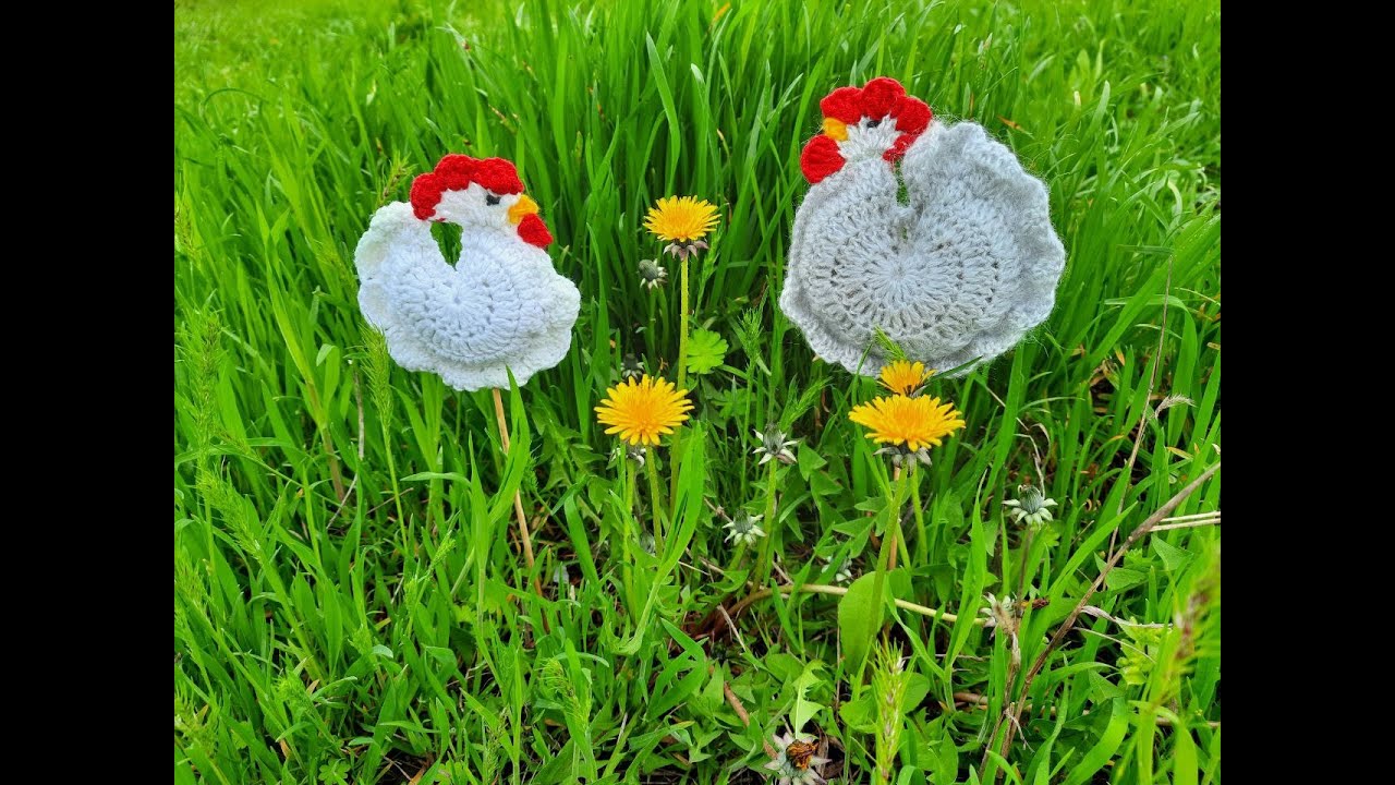 Курочка крючком. Пасхальный сувенир