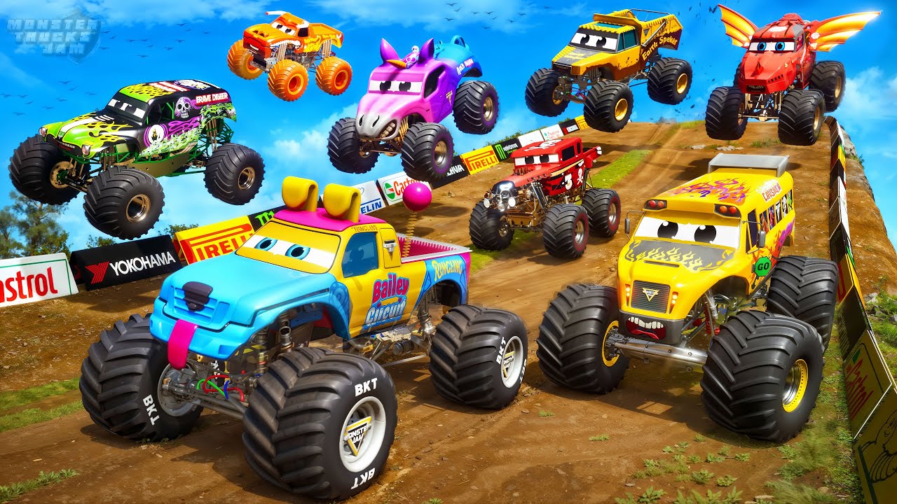Безумие Monster Jam: Эпические новые гонки на монстр-траках и высокоскоростные трюки на внедорожн...