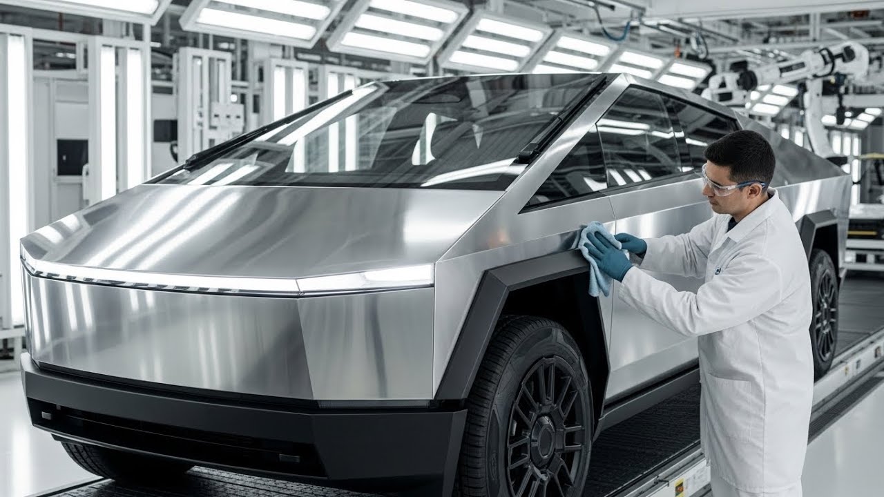 Inside Tesla Giga Texas: Building the Cybertruck from Stainless Steel (Full Process)