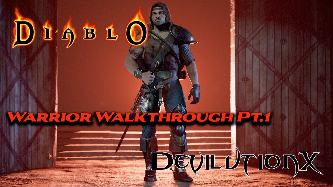 The Diablo Walkthrough You have all been waiting for: Warrior Walkthrough Guide Pt.1 (DevilutionX)