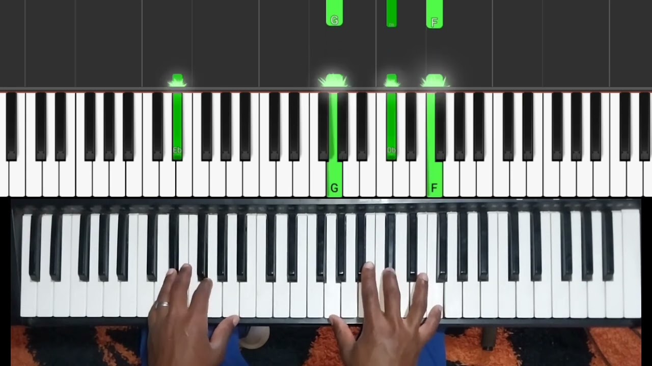 How to play 🎹 ▶️ || oya halalela modimo wa rona || step by step guide